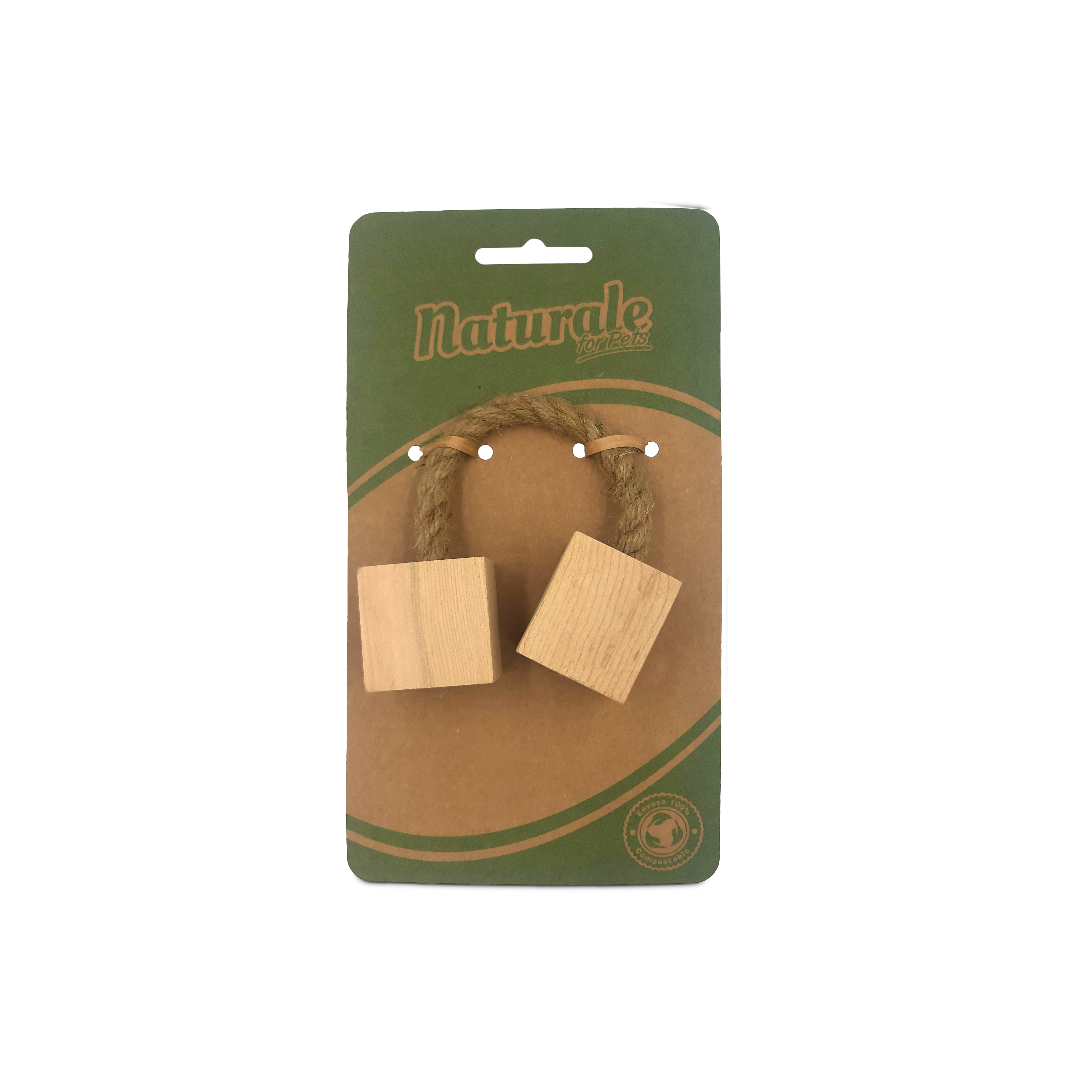 NFP CUERDA DE JUEGO CON CUBOS DE MADERA